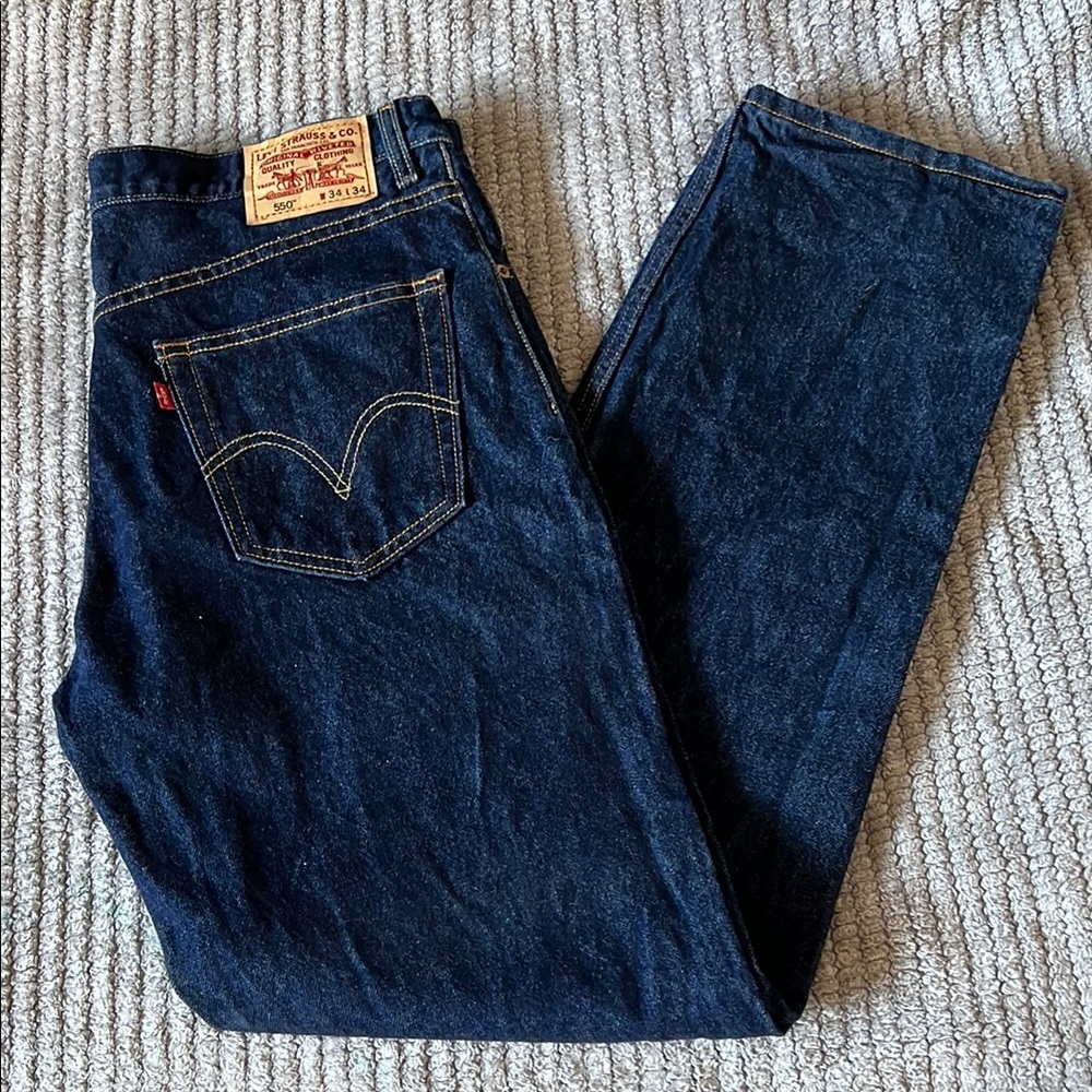 Levi's Men's Blue Jeans - Picture 3 of 4